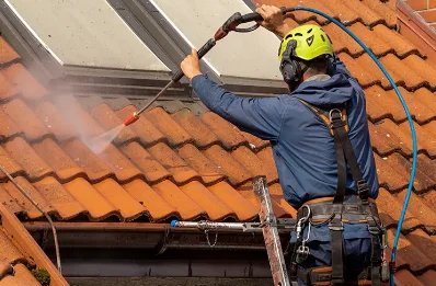 Démoussage et hydrofuge de toiture à Menars